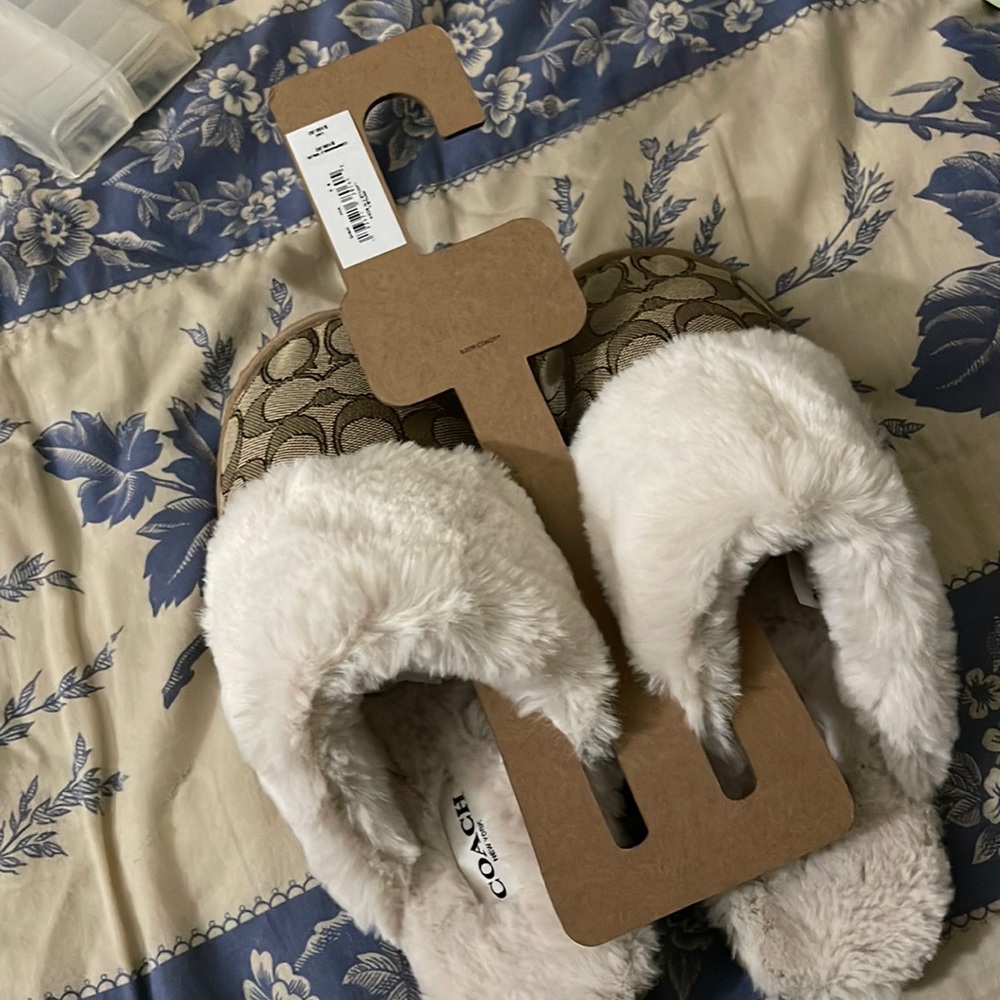 Coach slippers
